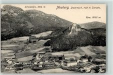 8692 Dorf Neuberg an der Mürz 1909 - mit Münster Neuberg