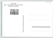 71063 W7032 Sindelfingen - Stadtwappen