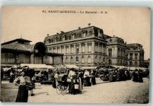 02100 Saint-Quentin - le Marche Marktszene Kinderwagen