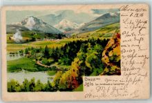 6080 Igls 1905 Gebrauchsspuren bei Innsbruck m. Lansersee