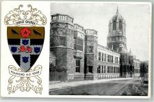 Cambridge Prägedruck Christ Church College Wappen