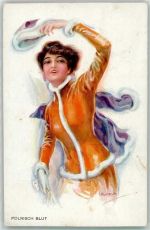 Frau Polnisch Blut Verlag Erkal Serie 324/3 Usabal, L. 1918 Gebrauchsspuren