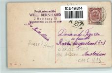 Bernhardiner Kind AK gedeckter Tisch 1910