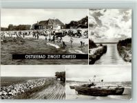 18374 O4241 Zingst , Ostseebad - Ostsee Badestrand Ruderboote