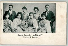 Orchester Japan Direktion H. Hoeger Damenmusikgruppe 1903
