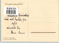 Schornsteinfeger Neujahr Verlag Müller Nr.4615 Hummel Künstlerkarte