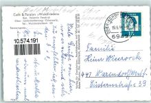 69483 W6948 Ober-Schönmattenwag - Cafe Pension Waldfrieden Bes. Valentin Fendrich
