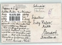 sign. Bartonek V. Böse Nachbarschaft Wäsche Hinterhof Drehorgel Künstlerkarte