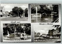 25746 W2240 Heide , Holst - Brunnen Litfasssäule