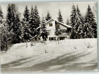 79682 W7865 Todtmoos Foto AK Pension Bergfried Winter Schwarzenbach