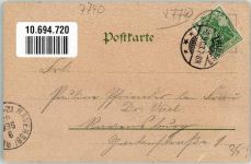 78098 W7740 Triberg im Schwarzwald 1903 Gebrauchsspuren Lithograhpie Wallfahrtskirche Denkmal Gerwig