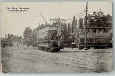 London 1909 - Straßenbahn Hampton Court