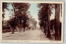 60112 Bonnieres Foto AK Avenue de la Republique