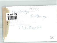 32457 W4952 Hausberge a d Porta FOTO KEINE AK Gasthaus Dorfkrug Ort handschriftlich