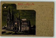 50667 W5021 Köln Altstadt-Nord 103 1899 Lithographie Dom