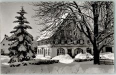 72285 W7293 Pfalzgrafenweiler Foto AK Winter Gasthaus Pension zum Schwanen