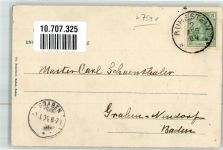 72270 W7292 Ruhestein 1904 Lithographie Gruß aus dem Schwarzwald