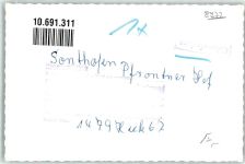 87527 W8972 Sonthofen , Oberallgäu FOTO KEINE AK Gasthaus Pfrontner Hof Gaststube Ort handschriftlich