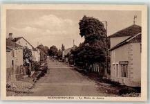 70500 Blondefontaine Gebrauchsspuren WK II Stempel la Route de Jussey