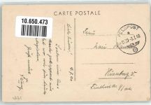 70500 Blondefontaine Gebrauchsspuren WK II Stempel la Route de Jussey