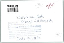79695 W7861 Wieden , Schwarzw FOTO KEINE AK Hotel Wiedeneck Ort handschriftlich