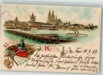 50667 W5021 Köln Altstadt-Nord 103 1899 Lithographie