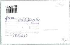 37073 W3400 Grone FOTO KEINE AK Hotel Ropeter Ort handschriftlich
