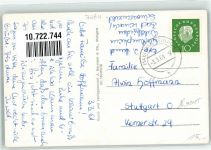 75385 W7264 Bad Teinach 1961 - Pension Kurheim Bauer