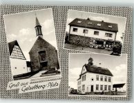 67715 W6751 Geiselberg , Pfalz - Gemeindehaus Kirche VW Käfer