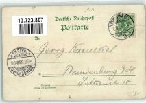 14467 O1510 Potsdam 1898 Lithographie Neues Palais Communs