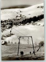 W7868 Todtnauberg Seilbahn Ski Foto AK