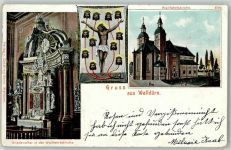 74731 W6968 Walldürn 1903 - Wallfahrtskirche mit Gnadenaltar