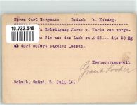 W7076 Schwäbisch Gmünd Schaumkrone Seifenpulver Grau & Locher Werbung Kosmetik 1916