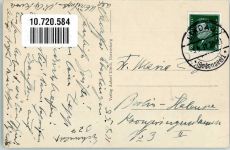 W8990 Lindau Bodensee Salondampfer Stadt Überlingen Hafenausfahrt Bodenseeschiff 1931 Foto AK