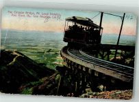 Los Angeles The Circular Bridge Pac. Elect. Ry Straßenbahn 1909