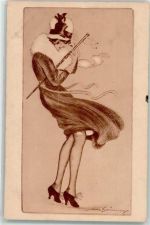 Frau Stürmisch Brüning, M. Künstlerkarte