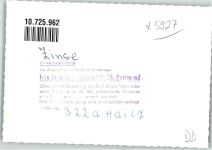 57339 W5927 Zinse FOTO KEINE AK