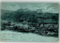 07427 O6825 Schwarzburg 1899 - Mondschein