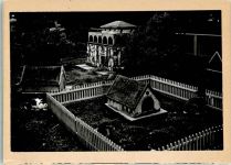27472 W2190 Cuxhaven 1957 FOTO KEINE AK Foto montiert auf Karton Hasendorf im Kurpark