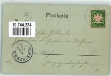 Schlittenfahrt Mondschein Adel Ludwig II 1899