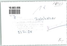 87466 W8967 Oy FOTO KEINE AK Ort handschriftlich Ratskeller