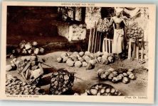 Marchand de noix de coco Beruf Mission Suisse aux Indes Marktszene Volkstypen / Brauchtum Indien 1915