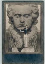 Nr. 16 Jugendstil Beethoven Akt Fidus Foto AK