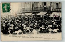 66140 Saint-Nazaire Foto AK Fetes d´Inaugruration 1907 Briefmarke Bildsetie