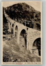 39052 Kaltern Caldaro Gebrauchsspuren Bergbahn Mendelbahn