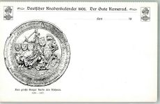 Das große Siegel Karls des Kühnen Dt. Knabenkalender 1906 Adel Frankreich