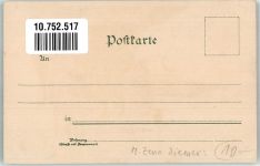 W7750 Konstanz Münster Zieher, Ottmar Nr. 2194 Diemer, Z. 1900 Lithographie / Künstlerkarte
