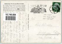 W2000 Hamburg Monte Olivia überr dem Elbtunnel Dampfer 1934 Gebrauchsspuren