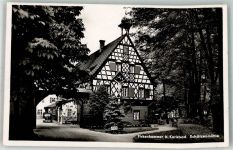 Brezova Pirkenhammer 1940 Foto AK Auto Schützenmühle