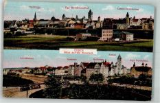 Posen Poznan 1916 Foto AK Feldpost WK I Paulikirche Schloss str#